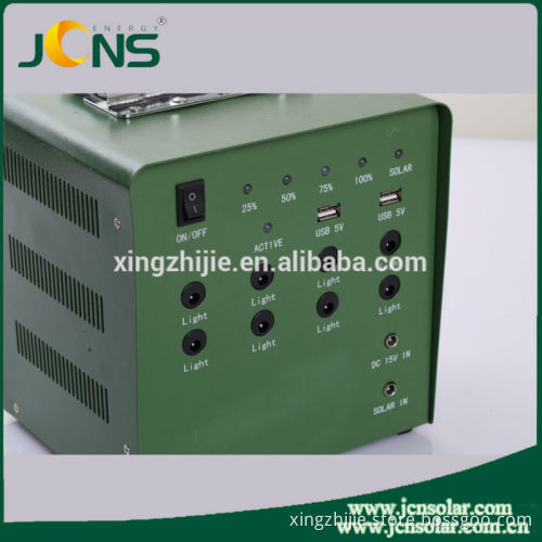 factory price newest 50W home solar lighting system, solar generator for home and outdoor with CE FCC ISO9001